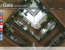 Tablet Screenshot of gaia-ecotecture.eu